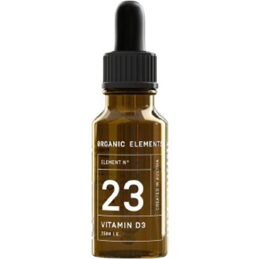 Organic Elements Element N°23 - Vitamina D3 2500 U.I. - 20 ml
