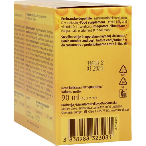 Medex Gelée Royale Super + Vitamin D - 90 ml