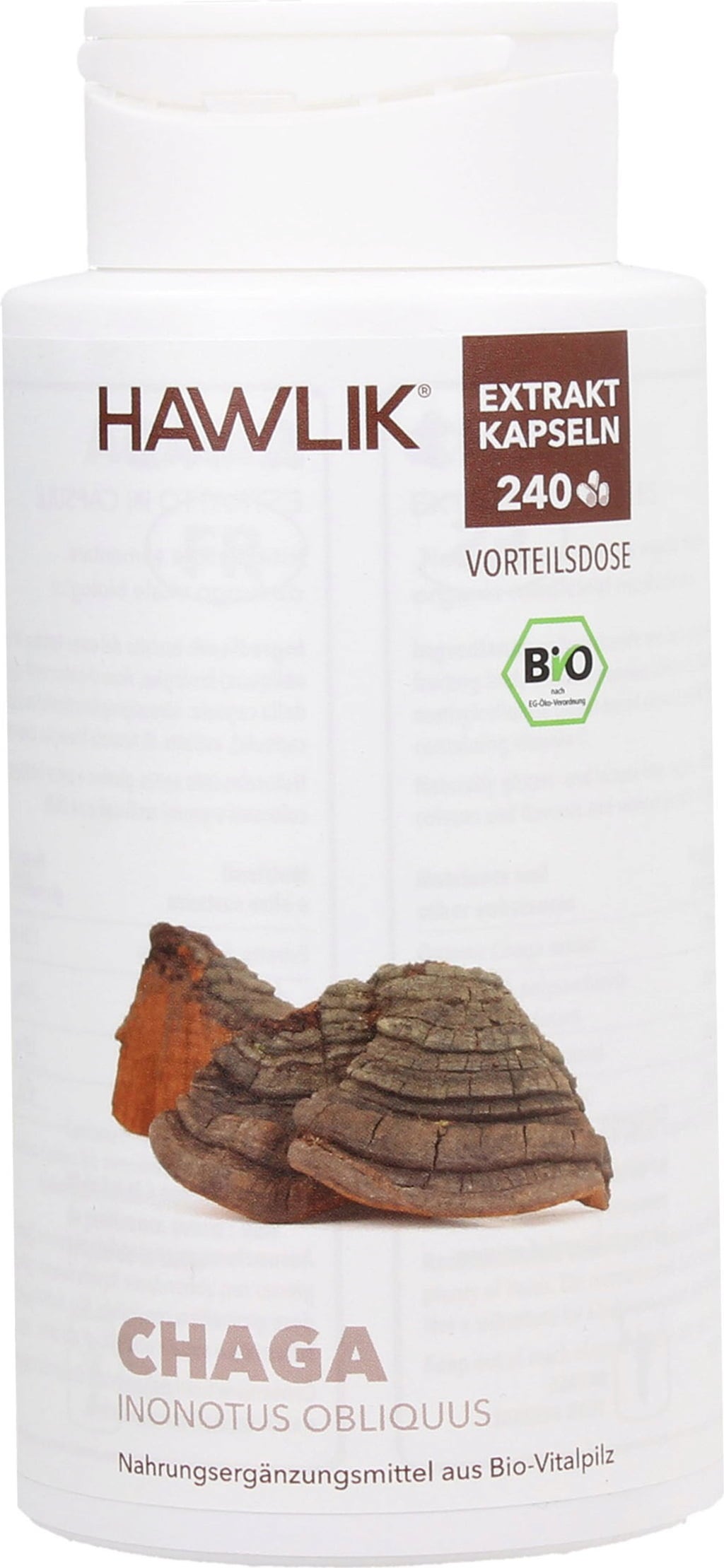 Hawlik Chaga Extract Capsules, Organic