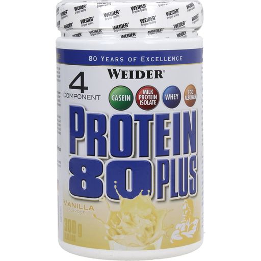 WEIDER Protein 80 Plus, wanilia - 300 g