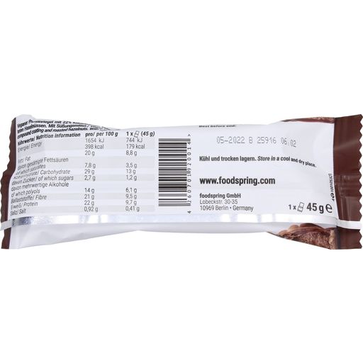 Vegan Protein Bar Extra Layered, Hazelnut Crunch - 45 г