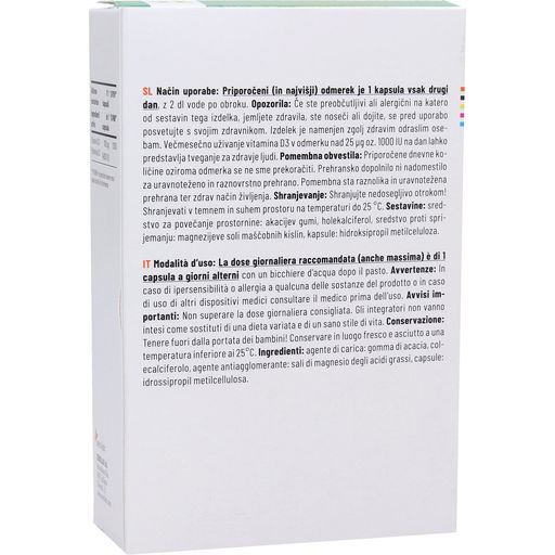 Sensilab Essentials Vitamin D3 4000 IU - 30 capsules