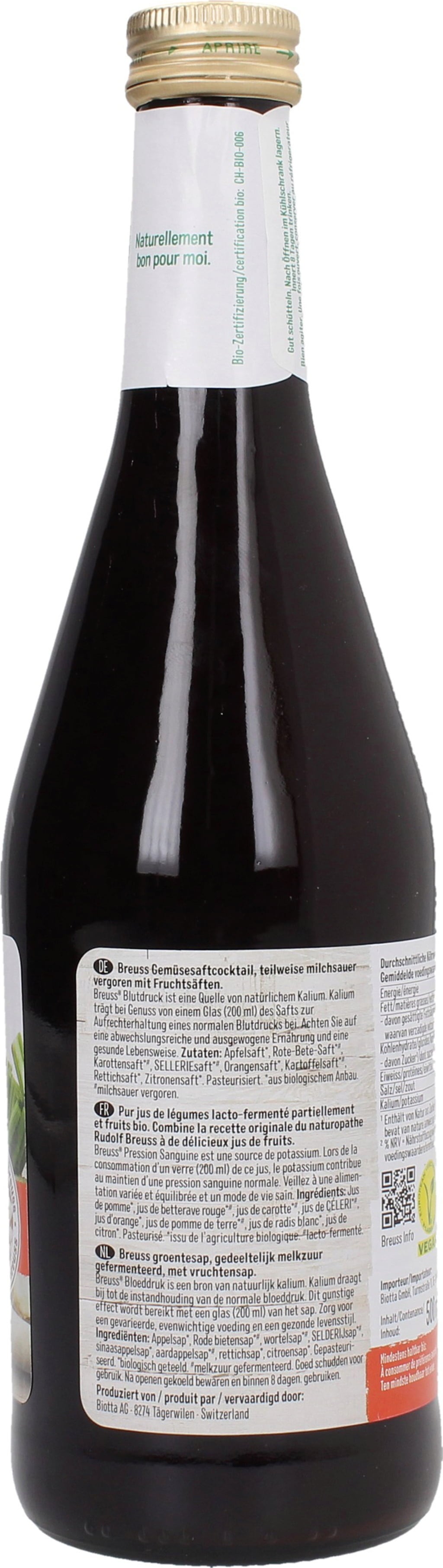 Biotta Breuss Zöldségkoktél Bio - 500 ml