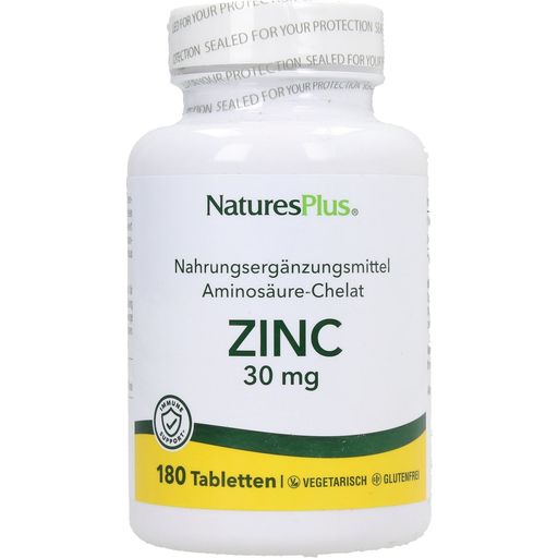 Nature's Plus Zinc 30 mg - 180 comprimidos