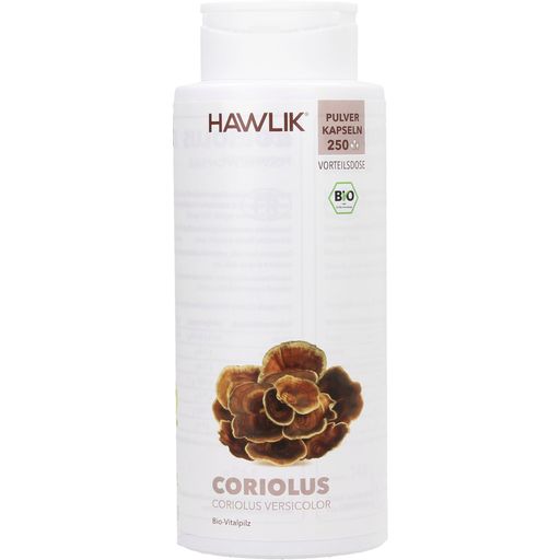 Hawlik Bio Coriolus Poeder Capsules - 250 Capsules