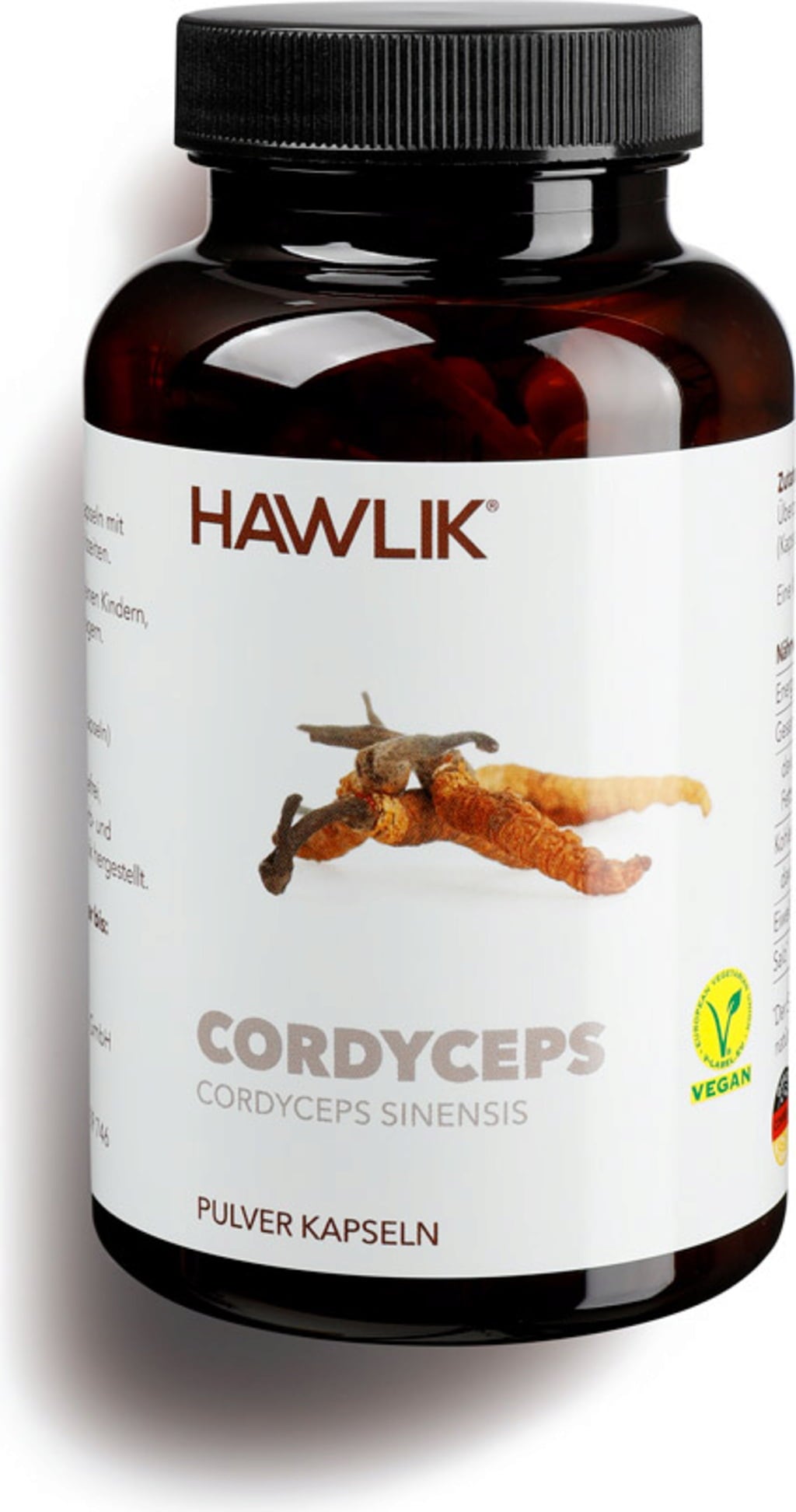Hawlik Cordyceps-jauhe kapselina