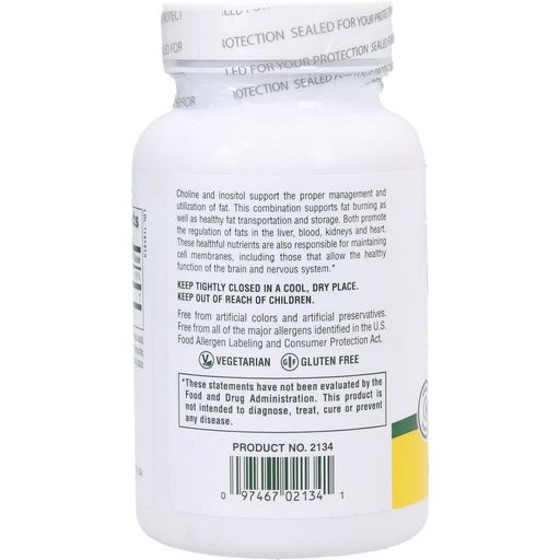 Холин &   Инозитол 500 / 500 мг - 60 таблетки