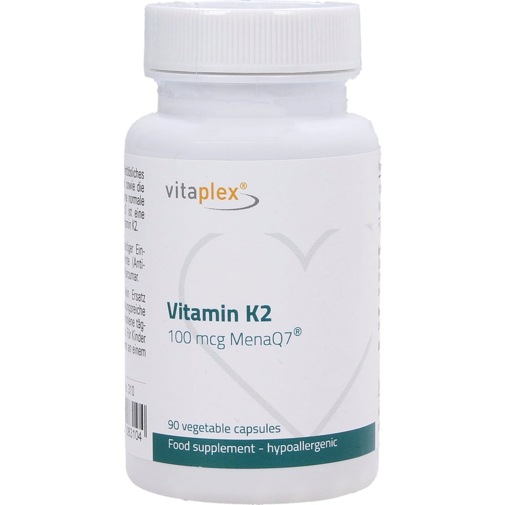 Витамин К2, 90 вег. капсули - Vitaplex - VitalAbo