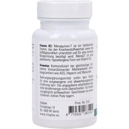 Vitaplex Vitamina K2 - 90 cápsulas vegetales