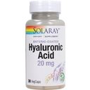 Solaray Hyaluronic Acid - 30 veg. capsules