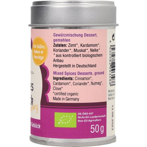 Mezcla de Especias Orgánicas para Dulces y Pasteles - 50 g