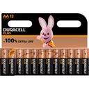 Duracell Plus AA (MN1500/LR6) 12 Pack - 12 pieces