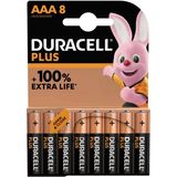 Duracell Plus-AAA (MN2400/LR03) - 8 Pilas