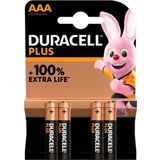 Duracell Plus-AAA (MN2400/LR03) - 4 Pilas