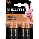 Duracell Plus AA (MN1500/LR6) 4 Pack - 4 pieces