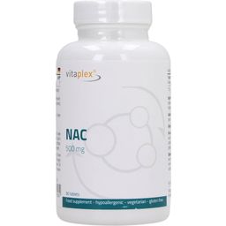 Vitaplex NAC (N-asetyyli-L-kysteiini) -tabletit