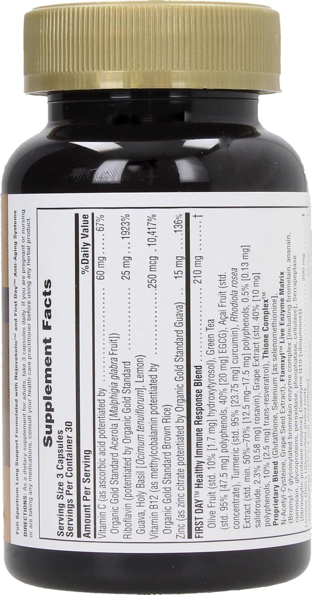 Nature's Plus AgeLoss Lung Support - 90 Vegetarische Capsules