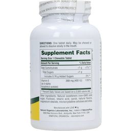 Витамин E 400 IU таблетки за дъвчене - 90 таблетки за дъвчене