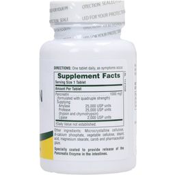 Nature's Plus Pancreatina 1000 mg - 60 comprimidos