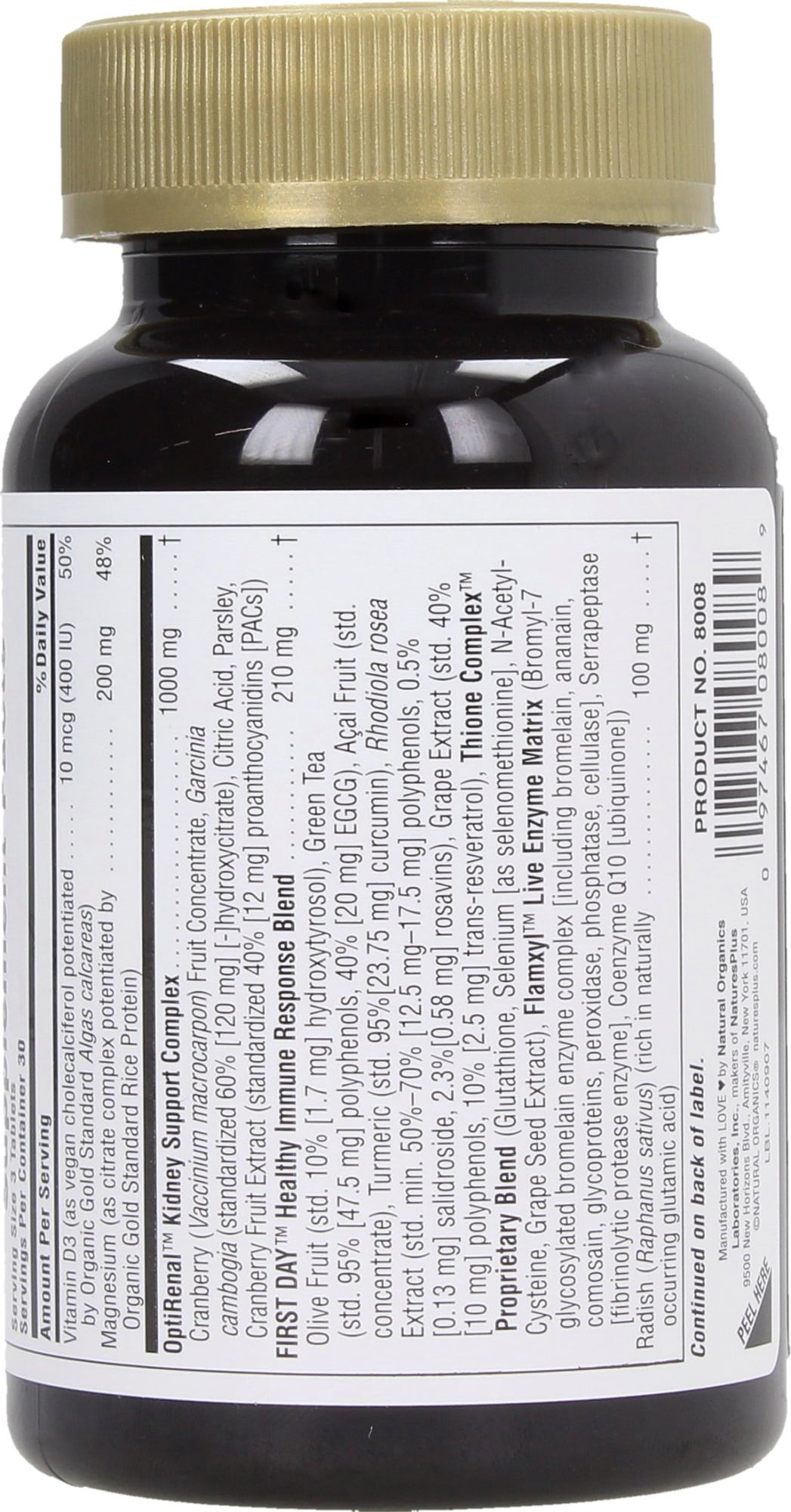 Nature's Plus AgeLoss Kidney Support - 90 tabliet