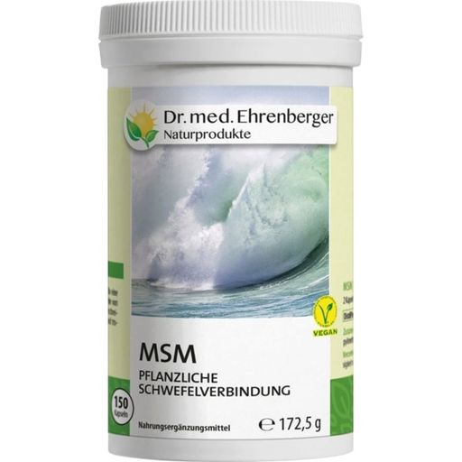 Dr. med. Ehrenberger Bio- & Naturprodukte MSM en Cápsulas - 150 cápsulas