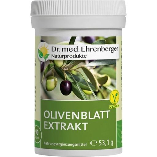 Dr. med. Ehrenberger Bio- & Naturprodukte Extrait de Feuilles d'Olivier - 90 gélules