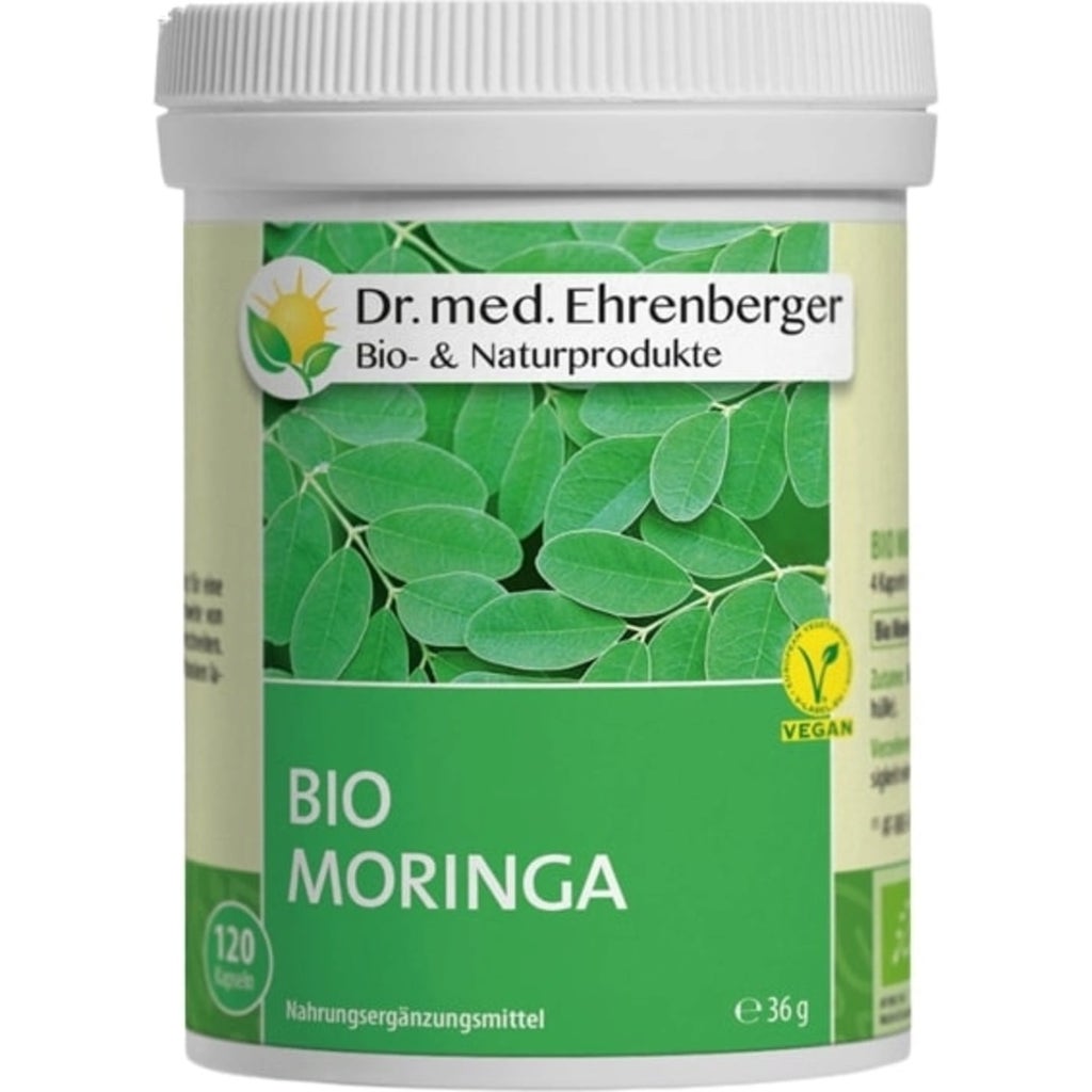 Organic Moringa, 120 capsules - Dr. Ehrenberger Organic & Natural ...