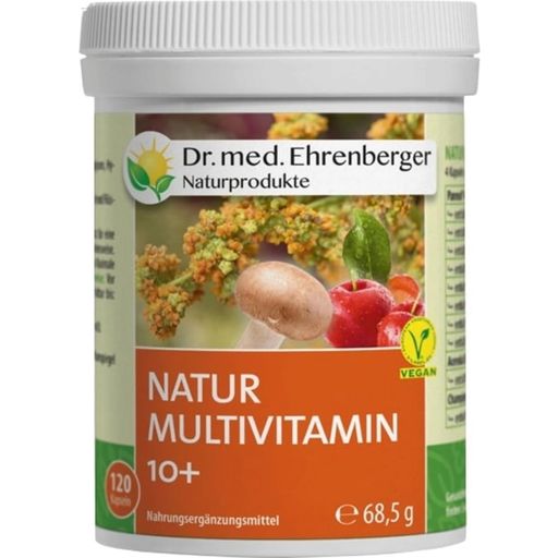 Dr. Ehrenberger Organic & Natural Products Natural Multivitamin 10+ - 120 capsules