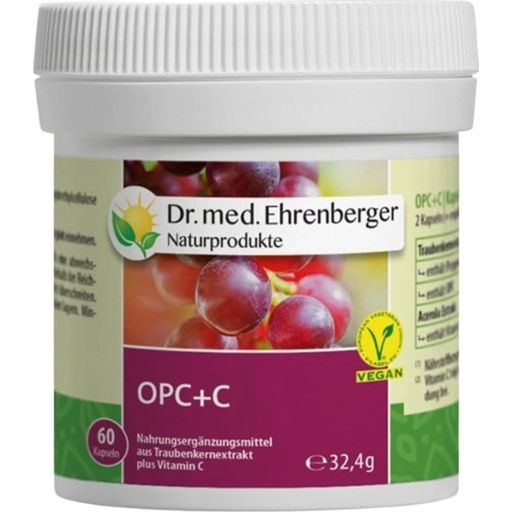 Dr. med. Ehrenberger Bio- & Naturprodukte OPC + C en Gélules - 60 gélules