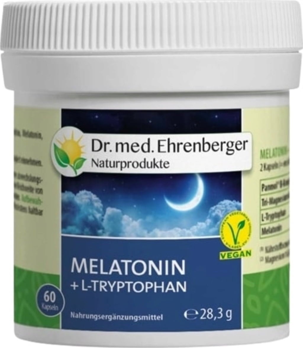 Dr. med. Ehrenberger Bio- & Naturprodukte Melatonin + L-Tryptophan