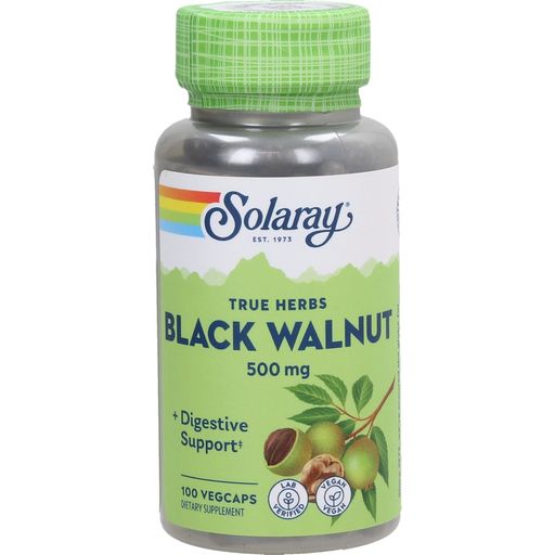 Solaray Black Walnut Shells - 100 capsules