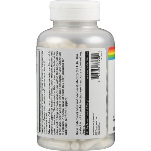 Solaray Cal-Mag Citrate - 180 капсули
