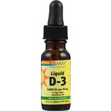 Solaray Vitamin D3 Flytande, Ekologisk Olja