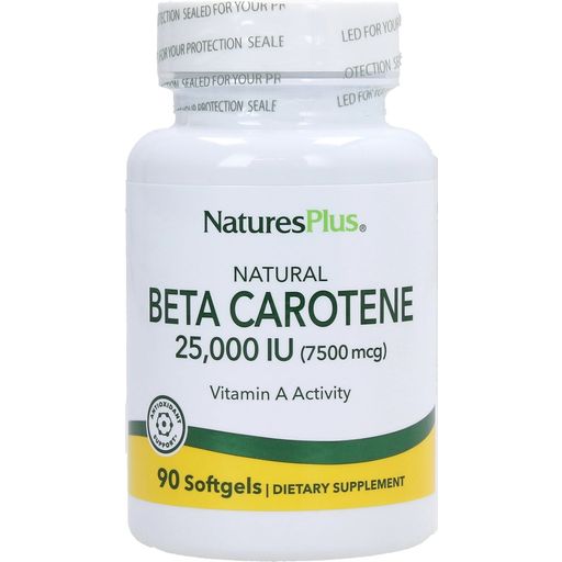 Nature's Plus Natural Beta Carotene - 90 měkkých kapslí