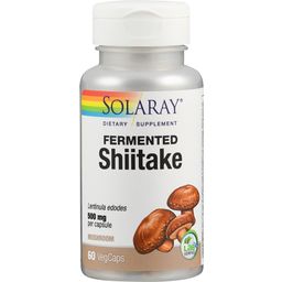 Solaray Shiitake Fermenterad - 60 veg. kapslar