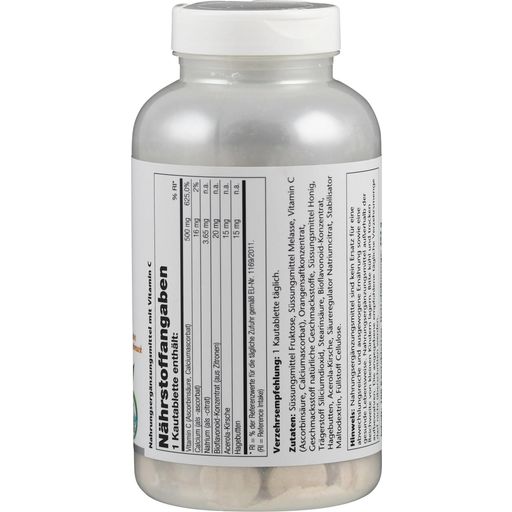 Solaray Buforowana witamina C do żucia 500 - 100 Tabletek do żucia