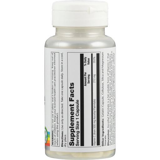 Solaray Palmitynian askorbylu - 60 Kapsułek