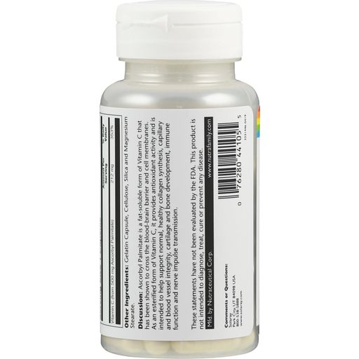 Solaray Palmitynian askorbylu - 60 Kapsułek