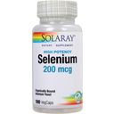 Solaray Selenio 200 mcg - 100 cápsulas vegetales