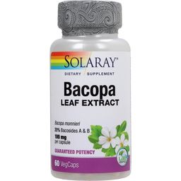 Solaray Bacopa - 60 Kapsułek roślinnych