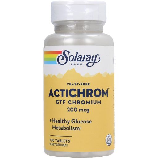 Solaray Acti Chrom - 100 Tabletten
