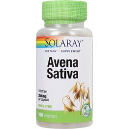 Solaray Oat Straw Extract- Avena Sativa - 100 capsules
