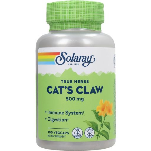 Solaray Cat's Claw - 100 veg. capsules