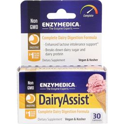 Enzymedica DairyAssist - 30 Cápsulas vegetais