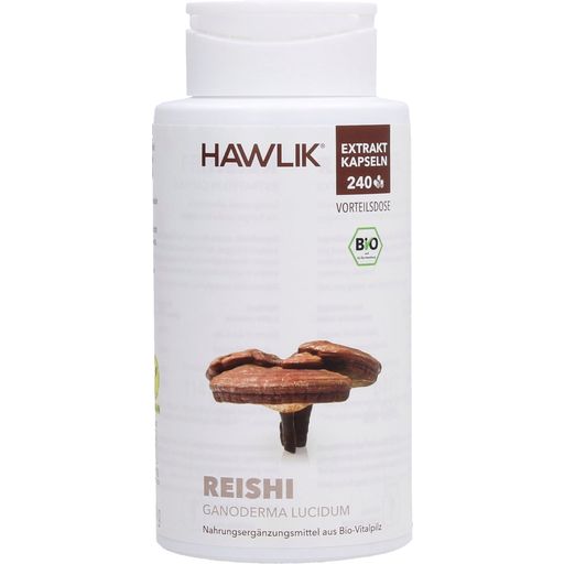 Hawlik Reishi Extrakt Kapseln, Bio - 240 Kapseln