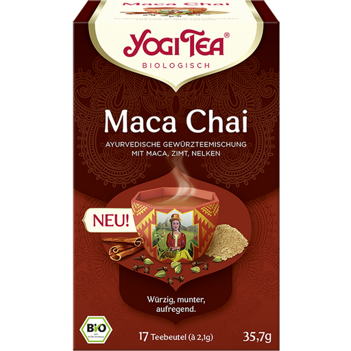 Yogi Tee Maca Chai čaj bio - 17 čaj. vreč.