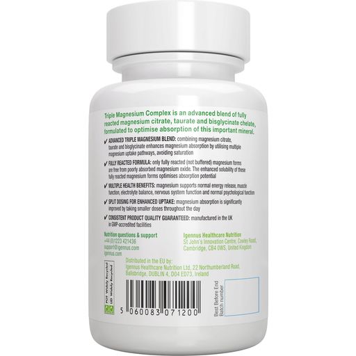 Igennus Triple Magnesium Complex Tabs - 60 Tabletten