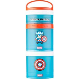 BlenderBottle Whiskware Stackable Snack Pack - Captain America