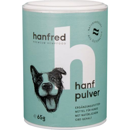 Hanfred Hanfpulver Hund - 65 g