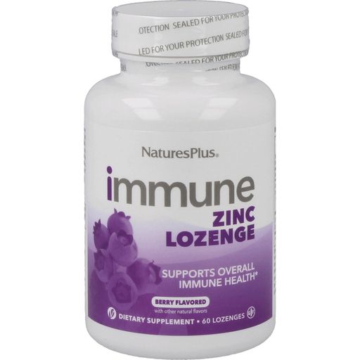 Nature's Plus Immune Zinc Lozenges - 60 lozenges
